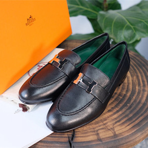 hermes paris loafer shoes 9A+ quality