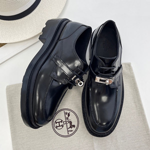 hermes kelly lace-ups shoes