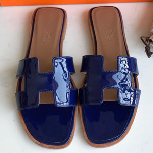 hermes oran sandal shoes patent leather
