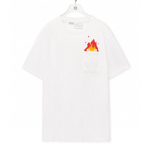 loewe calcifer pocket t-shirt in cotton