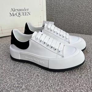 alexander mcqueen deck lace-up plimsoll shoes