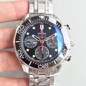 omega seamaster diver 300m co-axial chronograph watch ac factory
