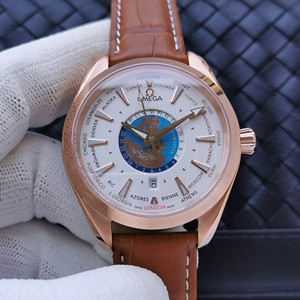 omega co-axial master chronometer gmt worldtimer 43mm