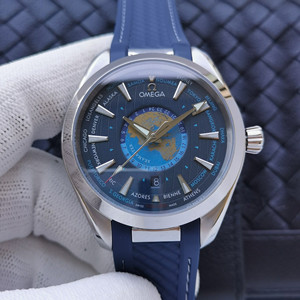 omega co-axial master chronometer gmt worldtimer 43mm