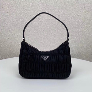 prada nylon and saffiano leather mini bag #1ne204