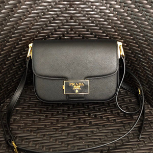 9A+ quality prada saffiano leather prada embleme bag #1bd217