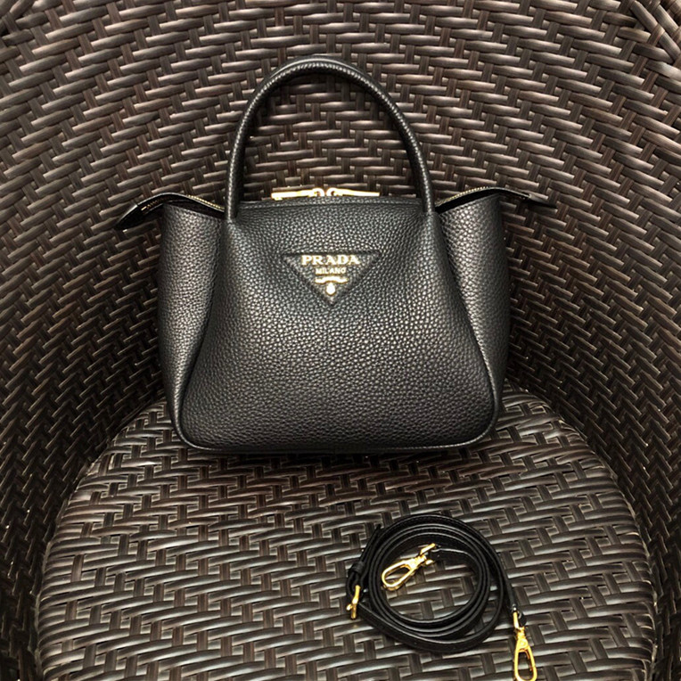 9A+ quality prada small leather handbag #1bc145