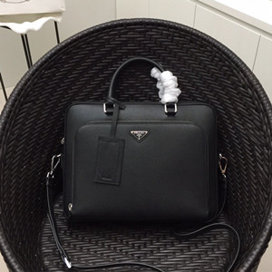 9A+ quality prada leather briefcase #2ve369