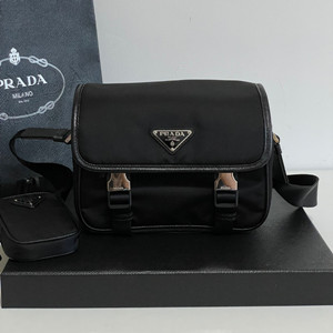 9A+ quality prada re-nylon and saffiano leather shoulder bag #2vd034