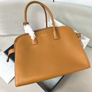 9A+ quality prada large leather tote bag with buckles bag #1bg508