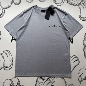 prada printed cotton t-shirt