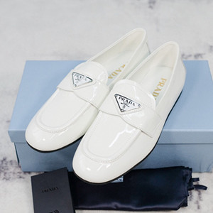 prada patent leather loafer shoes 9A+ quality