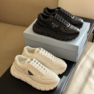 prada padded nappa leather sneakers shoes