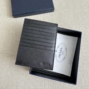 prada leather card holder