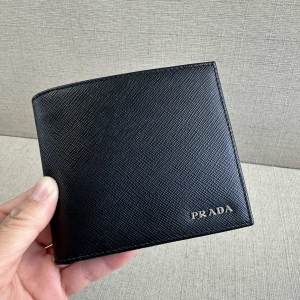 prada saffiano leather wallet