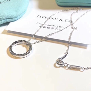 tiffany & co 1837 circle pendant necklace