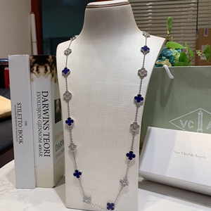 van cleef & arpels vintage alhambra long necklace