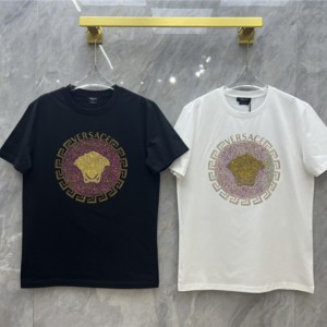 versace medusa crystal t-shirt