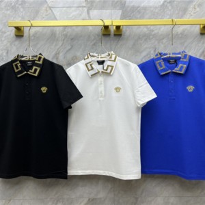 versace grece short-sleeved polo shirt