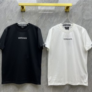 versace embroidered logo t-shirt