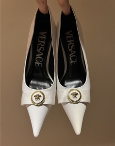 versace gianni ribbon high pumps shoes