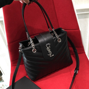 ysl 27cm saint laurent loulou small shopping bag matelasse "y" leather #502717