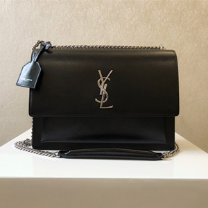 ysl saint laurent sunset large bag in smooth leather #498779