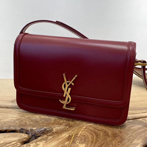 ysl yves saint laurent 23cm solferino medium satchel in box saint laurent leather