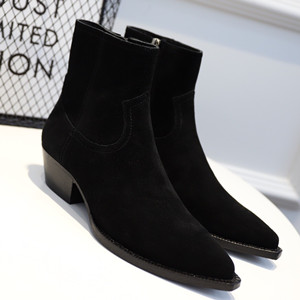 ysl saint laurent lukas boots shoes in suede