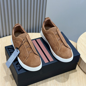 zegna triple stitch sneakers shoes