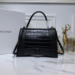 balenciaga hourglass large top handle bag