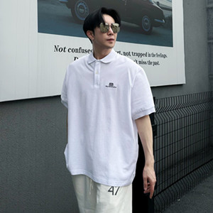 balenciaga men's bb classic balenciaga polo shirt oversized