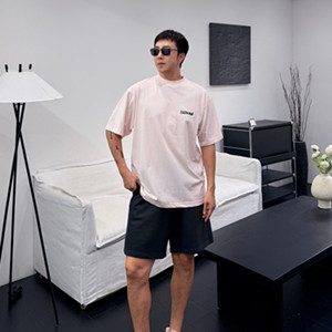 balenciaga men's masking tape medium fit t-shirt
