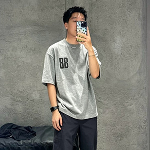 balenciaga women's glitter tape type large fit t-shirt in black