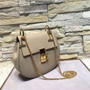 chloe drew small bag in grained leather shoulder bags 23cm