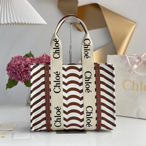 chloe medium woody tote bag