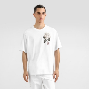 dolce & gabbana cotton t-shirt with patch