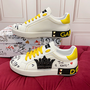 dolce & gabbana portofino nappa calfskin sneakers shoes