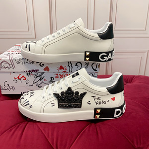 dolce & gabbana portofino nappa calfskin sneakers shoes