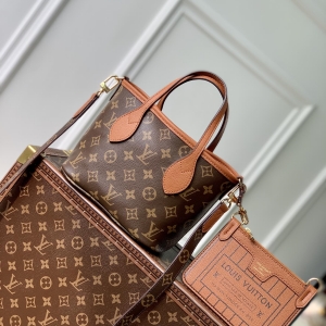 lv louis vuitton neverfull bandouliere inside out bb #m12099