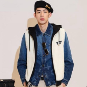 lv louis vuitton monogram flower toweling zip-up jacket