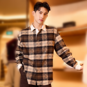 lv louis vuitton monogram plaid shirt