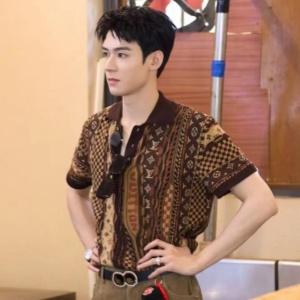 lv louis vuitton patchwork monogram polo shirt