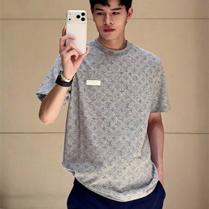 lv louis vuitton monogram reflective t-shirt