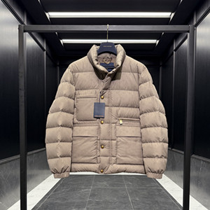 lv louis vuitton monogram short down jacket