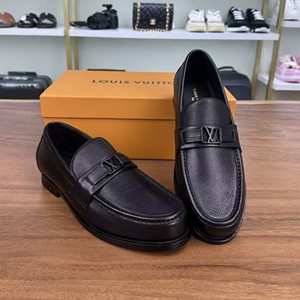 clear stock lv louis vuitton major loafer shoes size:43