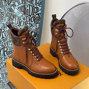 lv louis vuitton territory flat ranger shoes