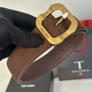 miumiu 3.5cm suede belt