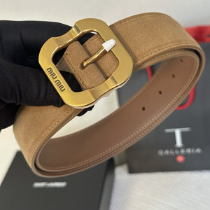 miumiu 3.5cm suede belt