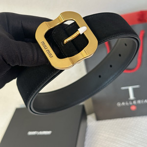 miumiu 3.5cm suede belt